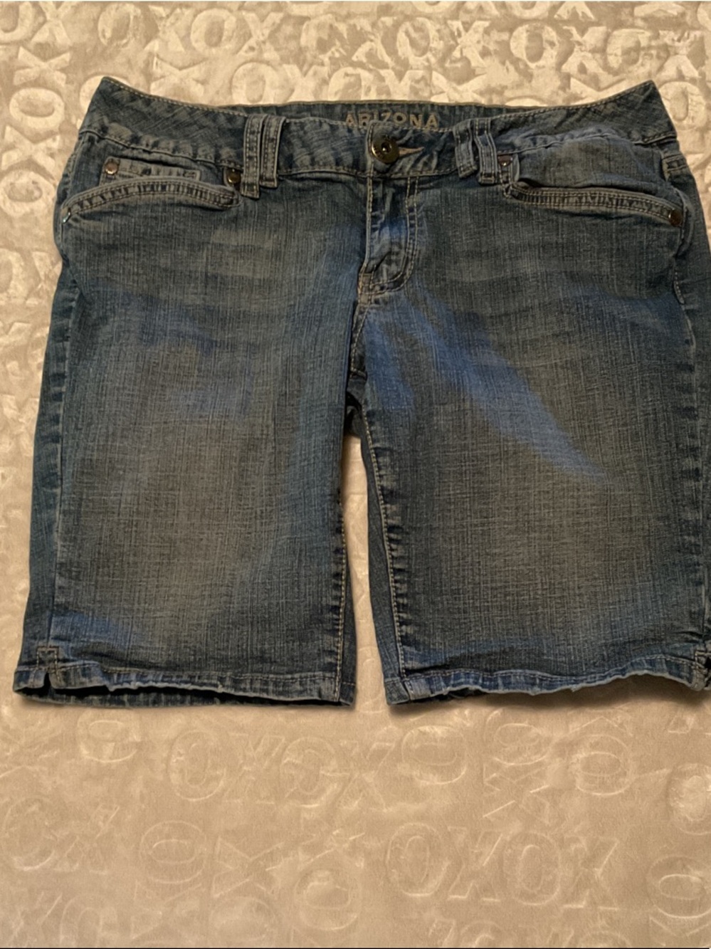 Arizona Jean Company Blue Denim Bermuda Shorts